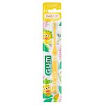 Дитяча зубна щітка GUM Baby від 0 до 2 років жовта
