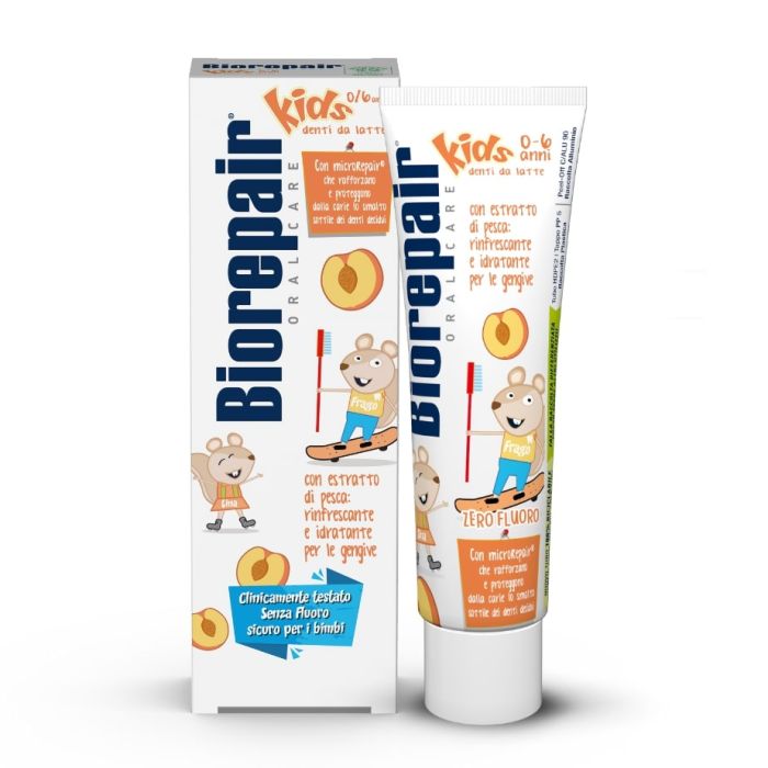 Дитяча зубна паста BioRepair Веселе мишеня Персик 50 мл