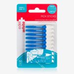 Силіконові зубочистки Edel White Pick Sticks S сині 50 шт