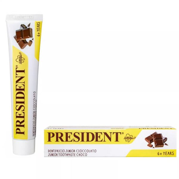 Дитяча зубна паста President Junior Шоколад від 6 до 12 років 50 мл