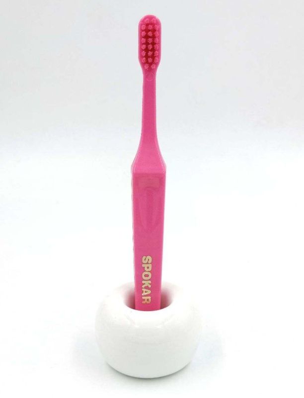 Набір екстрам'яких зубних щіток Spokar D Рожевий 2 шт (8593534340497_розовая)