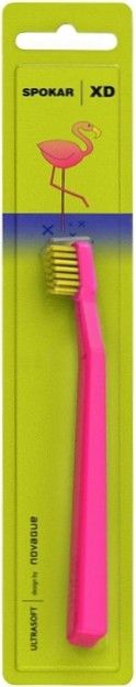 Дитяча зубна щітка Spokar XD ultrasoft (8593534342156_Рожево-жовта)