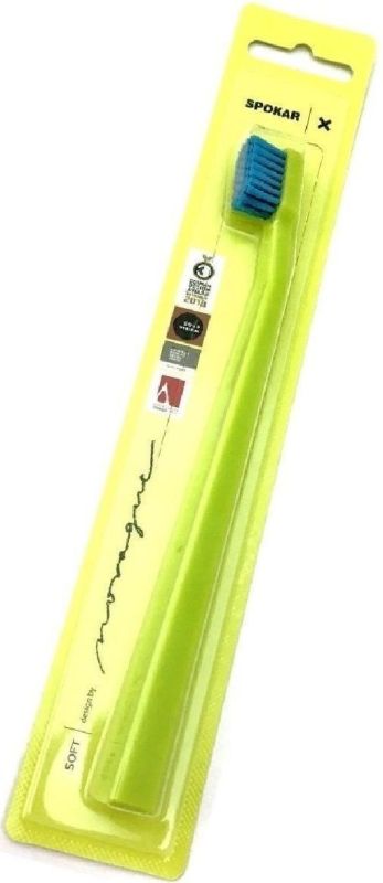 Зубна щітка Spokar X Суперм'яка (8593534341951_Салатово-блакитна)