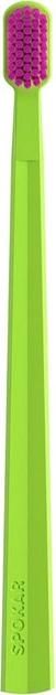 Зубна щітка Spokar X М'яка (8593534341968_Салатово-рожева)