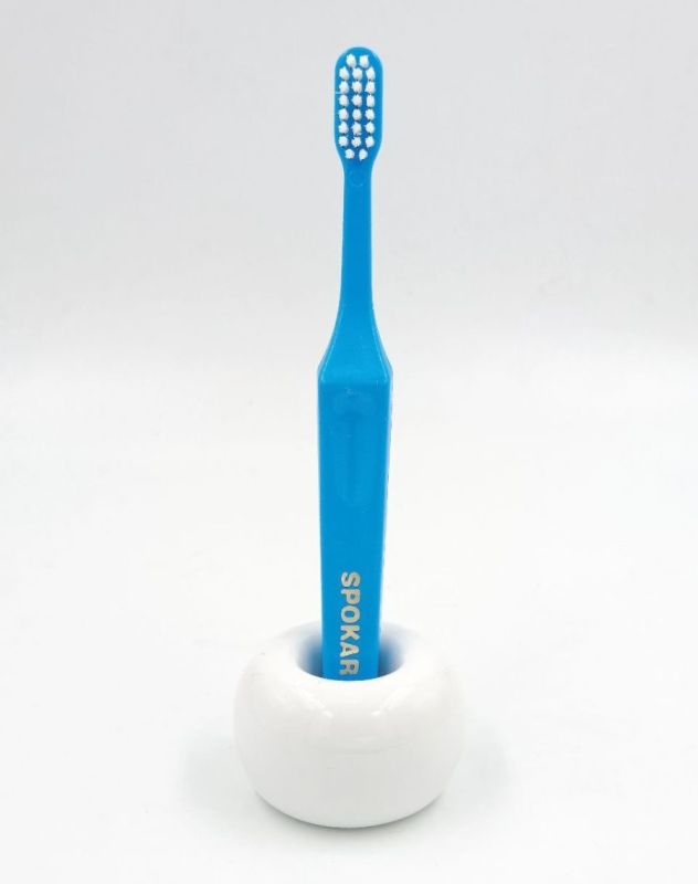Набір екстрам'яких зубних щіток Spokar D Синьо-білий 2 шт (8593534340497_сине_белая)