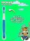 Дитяча зубна щітка Spokar Tommy М'яка з пісочним годинником Синя з пісочним годинником (8593534341647_синяя_с песочными часами)