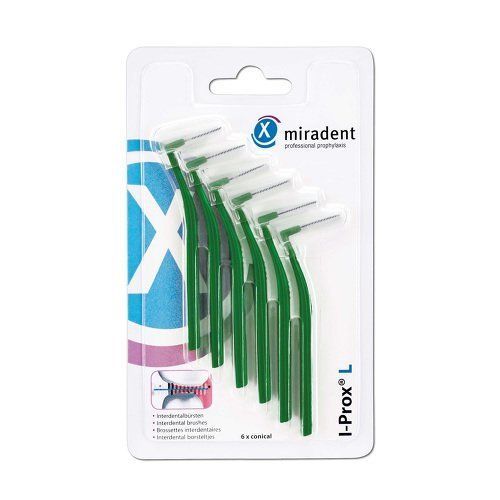Міжзубні йоржи Miradent I-Prox L medium 0.7 мм зелені