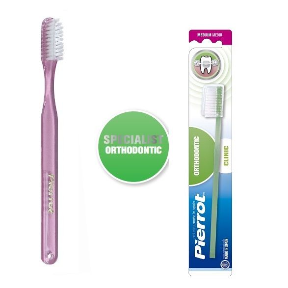 Зубна щітка Pierrot Orthodontic Clinic середня жорсткість для брекетів