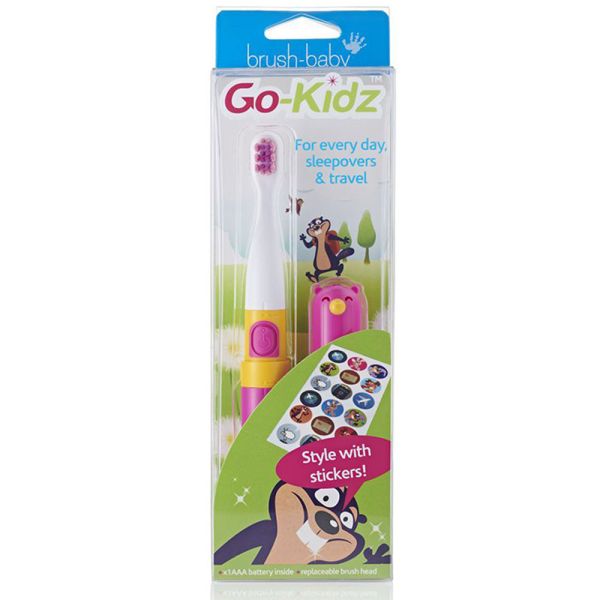 Електрична зубна щітка Brush-Baby Go Kidz Boxed Pink