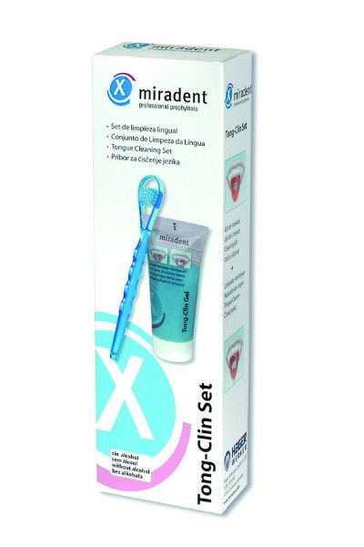 Набір для очищення язика Miradent Tong-Clin Set