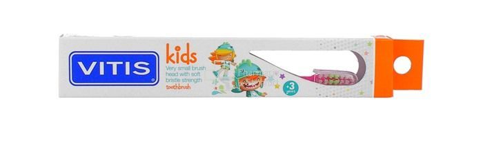 Дитяча зубна щітка VITIS KIDS від 3 років рожева