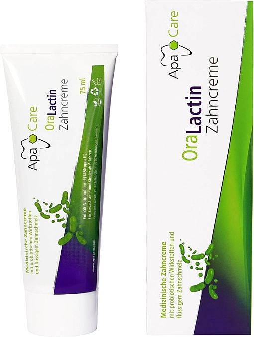 Зубна паста ApaCare OraLactin 75 мл з фтором
