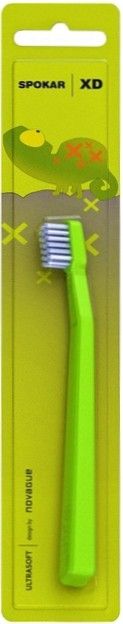 Дитяча зубна щітка Spokar XD ultrasoft (8593534342156_Зелено-біла)